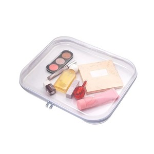 Bliss <strong>Bin</strong> Transparent Zippered Pouch <strong>Storage</strong> Zipper Toy Organizer Hard <strong>Plastic</strong> Pencil Case Makeup <strong>Storage</strong> Organizer Home Box - Product Image 3