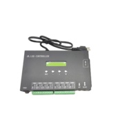 Nouveau logiciel Hengyu Madrixs 2025, 8 ports avec carte SD, contrôleur LED SPI DMX512 IC, Artnet DMX, contrôleur de lumière LED RGB
