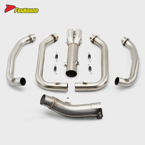 Forsound KAWASAKI <span class=keywords><strong>Z900</strong></span> Section avant-médiane du tuyau d'échappement en acier inoxydable Modèle 2017-2026 Compatible Soudure de précision <span class=keywords><strong>Sport</strong></span> urbain - Product Image 2