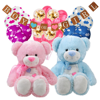 Nouvel Ours en Peluche de 40 cm avec Cœur, Jouets en Peluche Doux et Mignons Personnalisés pour la Saint-Valentin