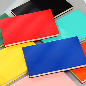 Bloc de notas de cuero PU suave con bolsillo interior y cinta de marcapáginas para estudiantes profesionales calidad de exportación - Product Image 3