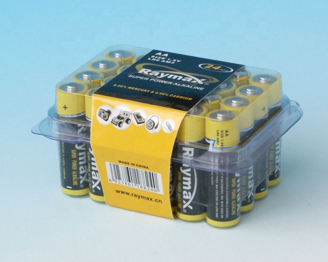 Raymax PVC Box 24pcs  Batteries Alkaline Aa  Primary  Batteries