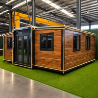 Maison conteneur extensible 40 pieds, compacte, avec salle de bain temporaire, écologique, en kit, portable, personnalisable et intégrée
