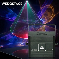 Luz Láser RGBW a Todo Color de 10W 15W, Resistente al Agua, DMX512, Proyector para Exteriores, Clasificación IP33, Ra95 CRI, para Bodas y Animación