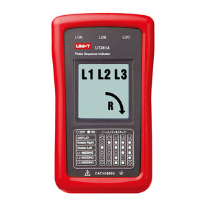 เครื่องวัดลำดับเฟสและทิศทางการหมุนมอเตอร์ UNI-T UT261Series ของแท้  วัดแรงดันไฟฟ้ากระแสสลับ 40~700V และ 90~600V ตามลำดับ - Product Image 1