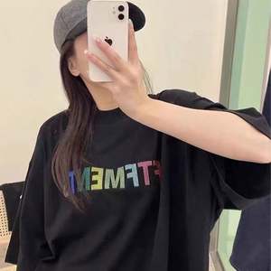 Logo personnalisé T-shirt baggy épais et surdimensionné avec impression par transfert de chaleur T-shirt oversize pour homme - Product Image 6