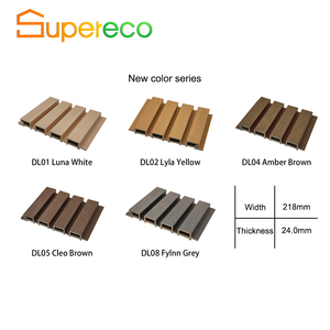 Ngoài trời phân vùng WPC bảng tường ốp rãnh trang trí bên ngoài WPC <span class=keywords><strong>Panel</strong></span> tường - Product Image 6