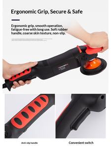 Polisseuse électrique portable à vitesse variable 6 vitesses, machine à cirer rotative OEM, polisseuse orbitale de détail, <span class=keywords><strong>noire</strong></span>, 110V/220V - Product Image 4