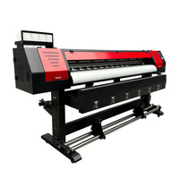 Impresora Eco solvente 1600mm 1,6 M Plotter de inyección de tinta digital de gran formato con un solo cabezal de impresión I3200 Xp600