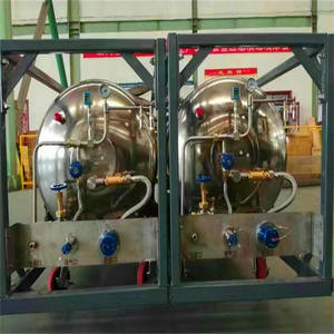 Tanque de transporte de líquido DPW con vaporizador integrado DPW 499L LO2 LN2 LAr LNG LCO2 Tanque criogénico vertical para cultivo celular - Product Image 4