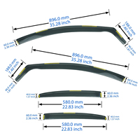 Deflector de Viento y Sol para Ventanas de Auto con Clips para Mercedes Clase A W176 2012-2018 5 Puertas Hatchback
