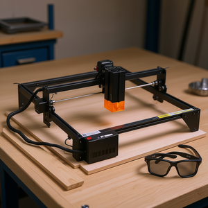 Máquina de Grabado Láser de 20W con Protección Ocular y Punto Comprimido para Uso Comercial - Product Image 2