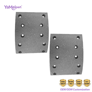Doublure de frein OEM Standard 81502210540 WVA 19579 19580 pour camion lourd, <span class=keywords><strong>remorque</strong></span>, essieu avant et arrière - Product Image 2