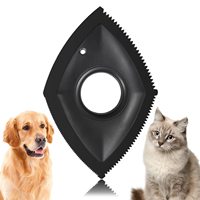 Brosse Peigne Démêlante 4-en-1 Manuelle pour Chiens et Chats, Nettoyage Flottant et Mini Grattoir Détailleur pour Animaux – Améliorez l'Élimination des Poils
