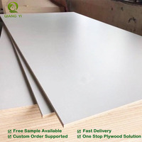 Panneau MDF mélaminé 4x8 pieds 18 mm brillant mat |   Panneau de fibres laminées pour l'ameublement de bureau
