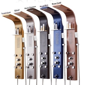 Moderno Conjunto <span class=keywords><strong>de</strong></span> <span class=keywords><strong>Ducha</strong></span> Termostática Cromado con Cabezal <span class=keywords><strong>de</strong></span> <span class=keywords><strong>Ducha</strong></span> <span class=keywords><strong>de</strong></span> Lluvia Montado en la Pared para Baño - Product Image 4