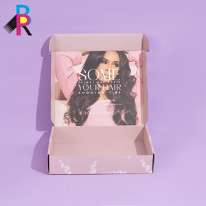 Tùy chỉnh thiết kế sóng vận chuyển hộp <span class=keywords><strong>carton</strong></span> với Matt Cán dập nổi cho vớ lông bán buôn bưu phẩm hộp xốp lót - Product Image 2