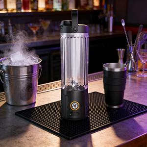 Mini mixeur USB à piles 550 ml, format personnel pour le camping, les activités de plein air, jus de fruits frais - Product Image 1