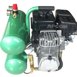 Compresseur d'air à piston à essence APCOM industriel, économie d'énergie, faibles vibrations, pression d'air stable - Product Image 4