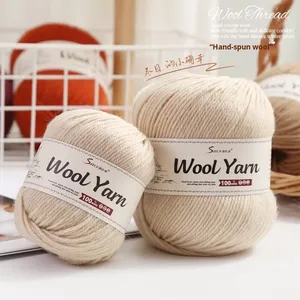 Sợi len Merino 100% siêu mềm, bán chạy, dùng để đan móc áo len, khăn quàng cổ tự làm và may vá - Product Image 3