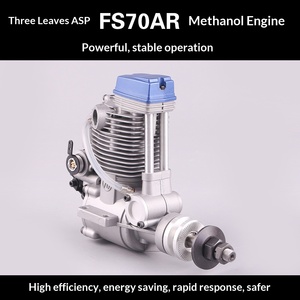 Avion à moteur à essence à aile fixe, modèle d'avion à moteur à méthanol 70 cm³ à quatre temps, classe 70, en métal ASP Trifold FS70AR - Product Image 2