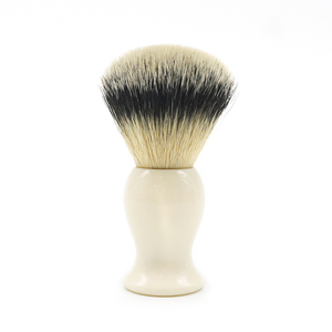 JDK, prix d'usine, brosse de rasage végétalienne 1 pièce, brosse moussante pour savon de barbier avec manche en acrylique de petite taille - Product Image 3