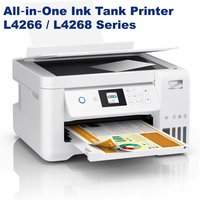 Impresora EcoTank Multifuncional A4 con Tinta de Sublimación Digital Automática, Impresión por Inyección de Tinta, Copia y Escaneo para L4268/L4266