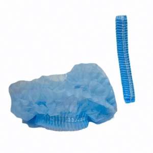 Bonnet chirurgical jetable non tissé à double élastique, <span class=keywords><strong>filet</strong></span> à cheveux, bonnet bouffant médical, chapeau jetable - Product Image 3