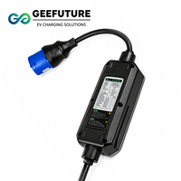 Chargeur EV 22 kW pour J1772 Type 1 Type 2, chargeur de niveau 2 avec module Dlb, chargeur EV portable intelligent, station de recharge