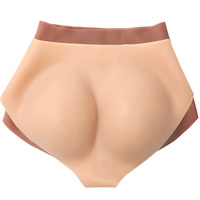 Culotte gainante et rehausse-fesses en silicone souple et ferme pour femme, taille basse, effet amincissant et liftant