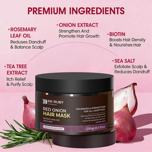 Private Label Natural Sulphate Free Strengthens Rosemary Red <strong>Onion</strong> Regrowth Hair Growth <strong>Shampoo</strong> and Conditioner Set Custom OEM - Product Image 4