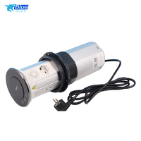 Prise de courant de bureau personnalisable Port USB de cuisine Chargeur sans fil avec prise multi-prises cachée Prise de table