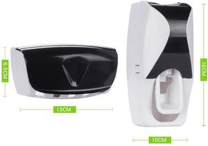 Gunot — distributeur automatique de dentifrice, ensemble mural avec presse-dentifrice Simple Super collant, pour la salle de bain et la salle de bain - Product Image 2