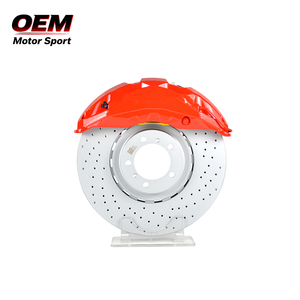 Nouveau système de freinage complet OEM MOTOR SPORT rouge, mise à niveau avec étriers monobloc en fonte 10+4 pistons pour modèles haute performance 1 - Product Image 3