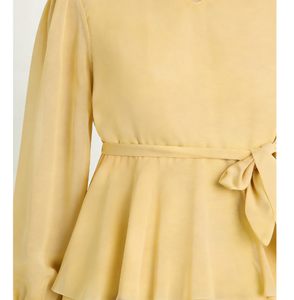 Mom Daughter Matching Long Sleeve Midi <strong>Dress</strong> Loose Fit Maxi <strong>Dress</strong> Plain Long Skirt Flowing Chiffon <strong>Mummy</strong> <strong>and</strong> <strong>Me</strong> <strong>Dress</strong> - Product Image 2