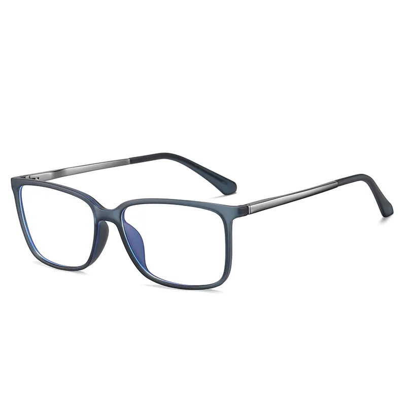 2021 New Arrivals TR90 Anti Blue Glasses For Men Comfortable Optical Frame Support OEM Myopia Lenses MM95861