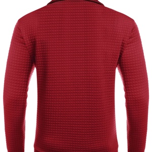 Chaqueta Casual de Manga Larga con Cierre de Cremallera para Hombre, Corte Regular, Cuello Alto, Transpirable, con Bolsillo, Logotipo Personalizado Impreso - Product Image 4