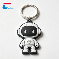 Porte-clés en caoutchouc PVC souple personnalisé avec puce NFC NTAG213 intégrée, porte-clés intelligents NFC