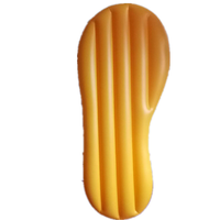 Matelas flottant en PVC personnalisé pour piscine, sûr et confortable, en forme de tongs, pour le divertissement aquatique
