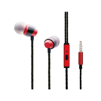 Écouteurs intra-auriculaires filaires en métal avec microphone 4-en-1, conception ergonomique, confortables, écologiques, en TPE, 1,2 m, avec unité de sonorisation de 40 mm