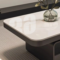 Meubles de haute qualité lumière moderne salon maison Rock Board Table basse design