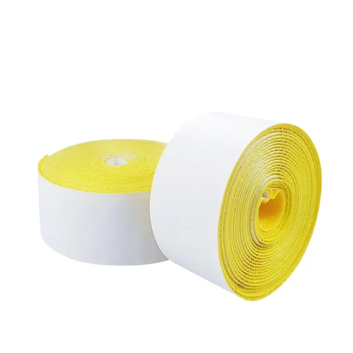 Jiehuan 100% Nylon Multipurpose Hook Loop Strips Custom Color Commercial Industrial Grade Elastic Tape Quiet Panel Attachment