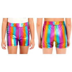 Shorts Métalliques pour Filles de 3 à 12 Ans, Danse Standard, Hot Pants, Jazz, Hip-Hop, Entraînement Sportif, Gymnastique, Pratique de la Danse - Product Image 4