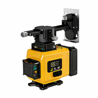 Niveau laser rotatif multi-angles pratique en gros, 360°, 16 lignes, longue autonomie, rechargeable, pour la construction et l'ingénierie
