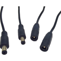 Fabricants professionnels, prix bas, câble de connecteur DC5521 12V en cuivre, mâle vers femelle