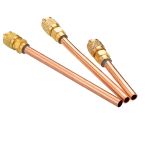 Hvac מערכת נחושת שסתום טעינת שסתום הדחרור ידני פלואוריד מתאם אוויר - Product Image 3