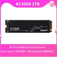 قرص صلب KC3000 M.2 NVMe SSD بسعات 512 جيجا و1 تيرا و2 تيرا و4 تيرا عالي السرعة متوافق مع وحدة تحكم ألعاب PS5