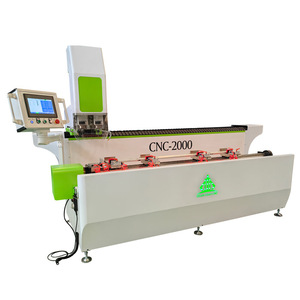 เครื่องกัดและเจาะรูบานประตูหน้าต่าง PVC ขนาด 2000 มม. พร้อมใบรับรอง CE สำหรับทำบานพับและเจาะรูสำหรับงานอะลูมิเนียมโปรไฟล์ด้วยเครื่อง CNC - Product Image 3