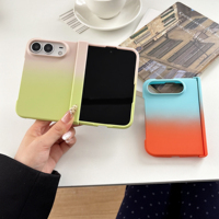 Coque tendance dégradée pour iPhone Fold, iPhone Ultra, iPhone 18Fold 2026 – Protection de charnière contrastée pour filles