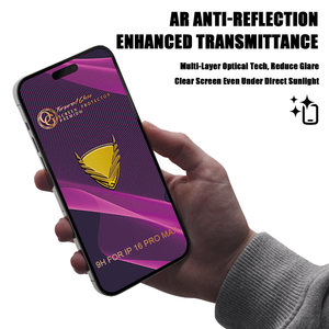 สำหรับสมาร์ทโฟน <span class=keywords><strong>Huawei</strong></span> Honor ขายส่งจากโรงงาน ฟิล์มกันรอย Golen Armor 25 ชิ้น ความหนา 0.33 มม. กระจกอะลูมิเนียมคุณภาพสูง HD ความโปร่งใสสูง - Product Image 2